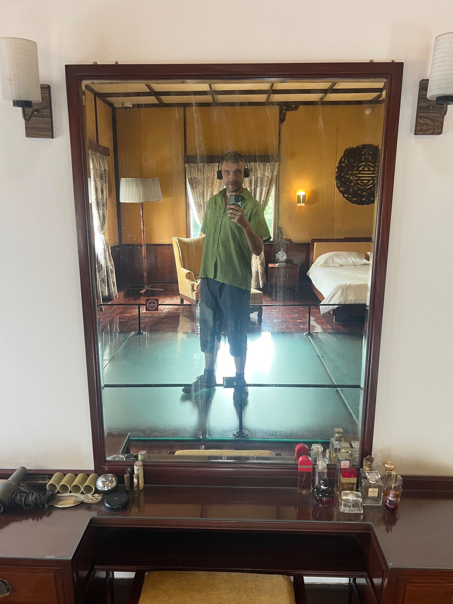 The Presidential reflection.